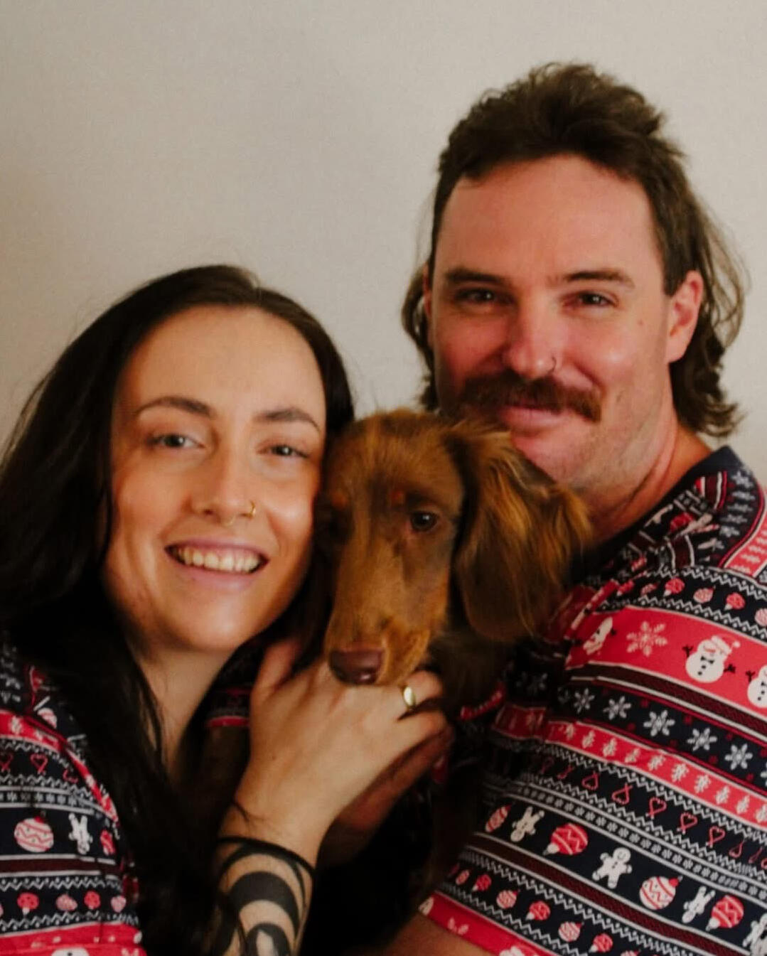 Couple & Pet Christmas Photography Shoot in Gladstone, Queensland